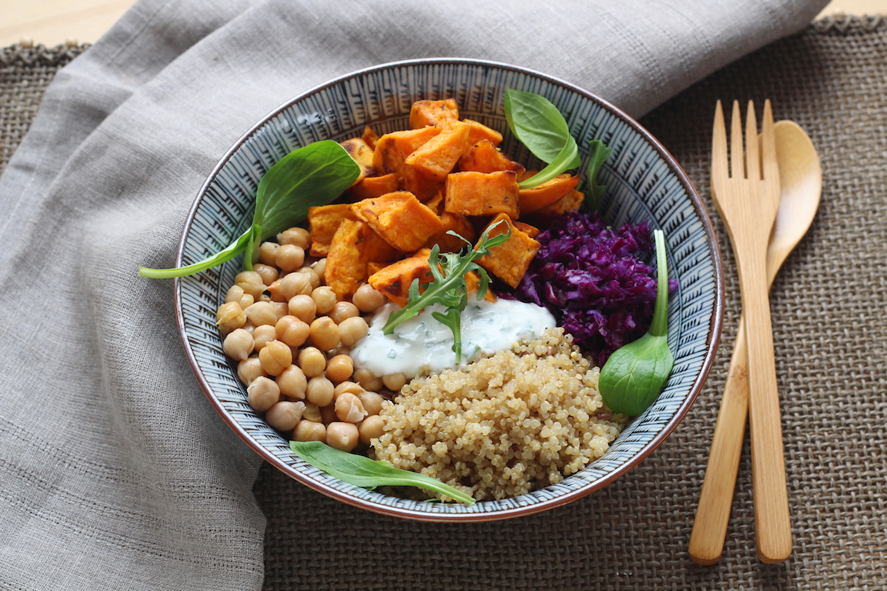 Buddha Bowl mit Kichererbsen