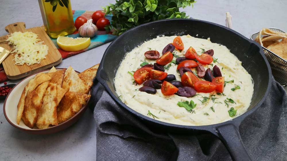 Griechisches Fondue mit Feta