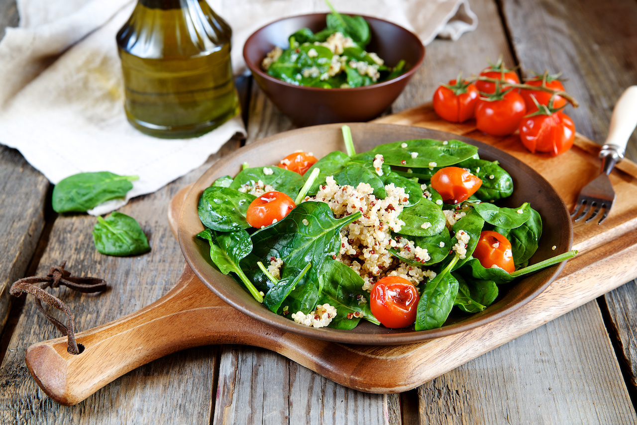 Quinoa Salat mit Kräutern