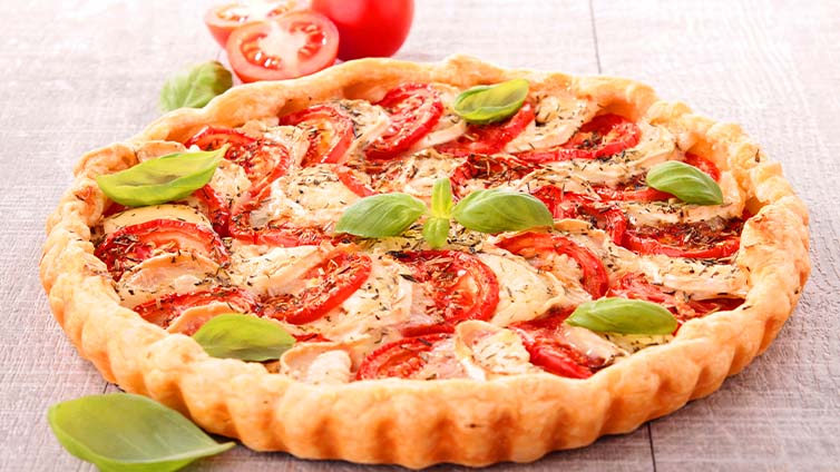 Tomate-Mozzarella-Quiche