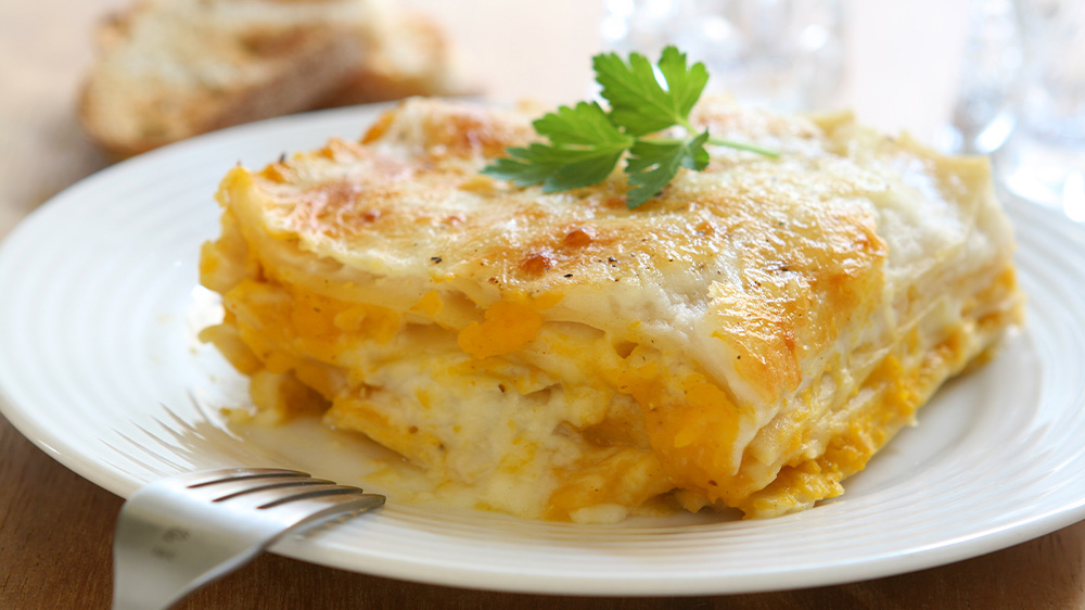 Kürbis-Lasagne mit Butternut