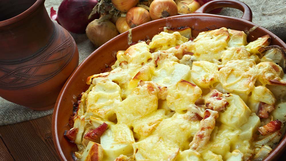 Gebacken: Kartoffelgratin