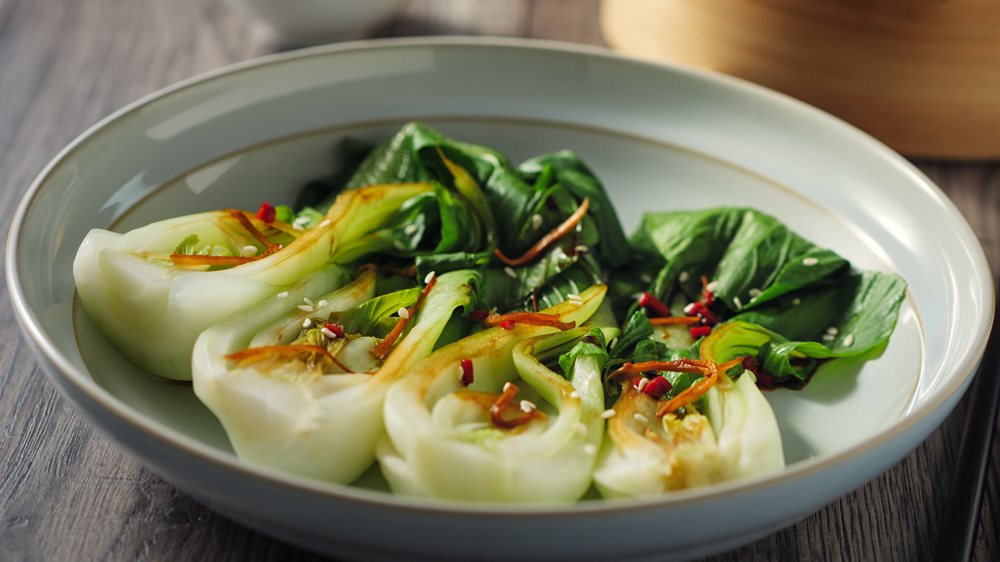 Pak-Choi-Salat mit Sojasauce: Asiatisch würzig