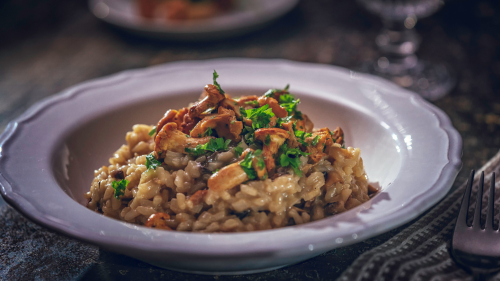 Pilzrisotto