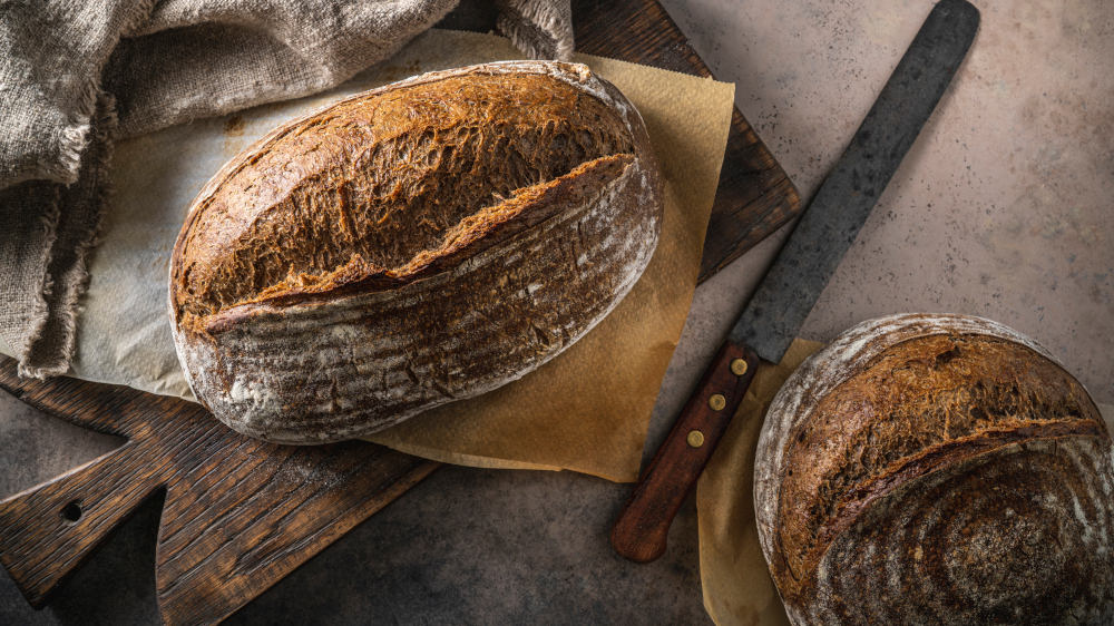 Brot im Römertopf