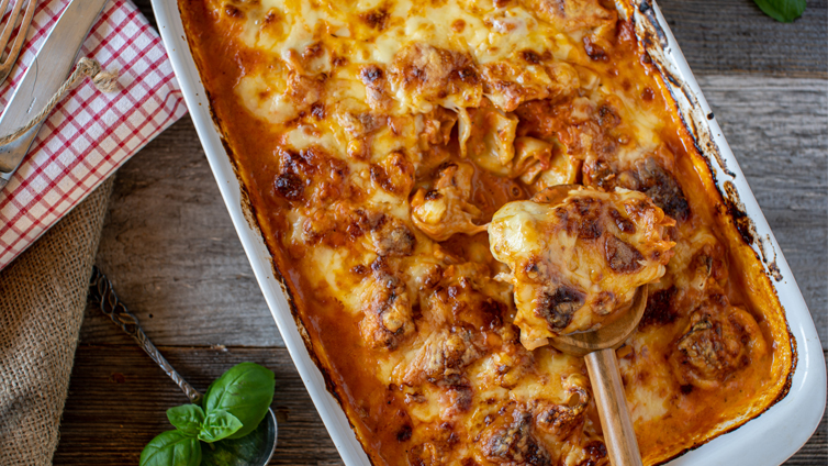 Tortellini-Auflauf vegetarisch