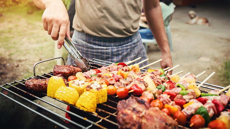 Grillen für Gäste