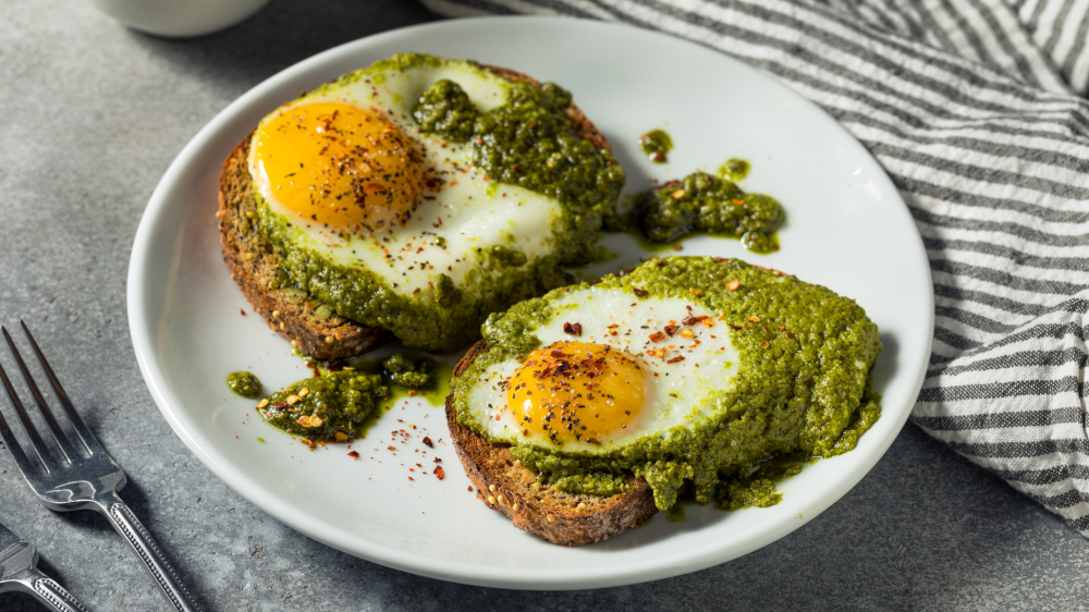 Pesto Eggs