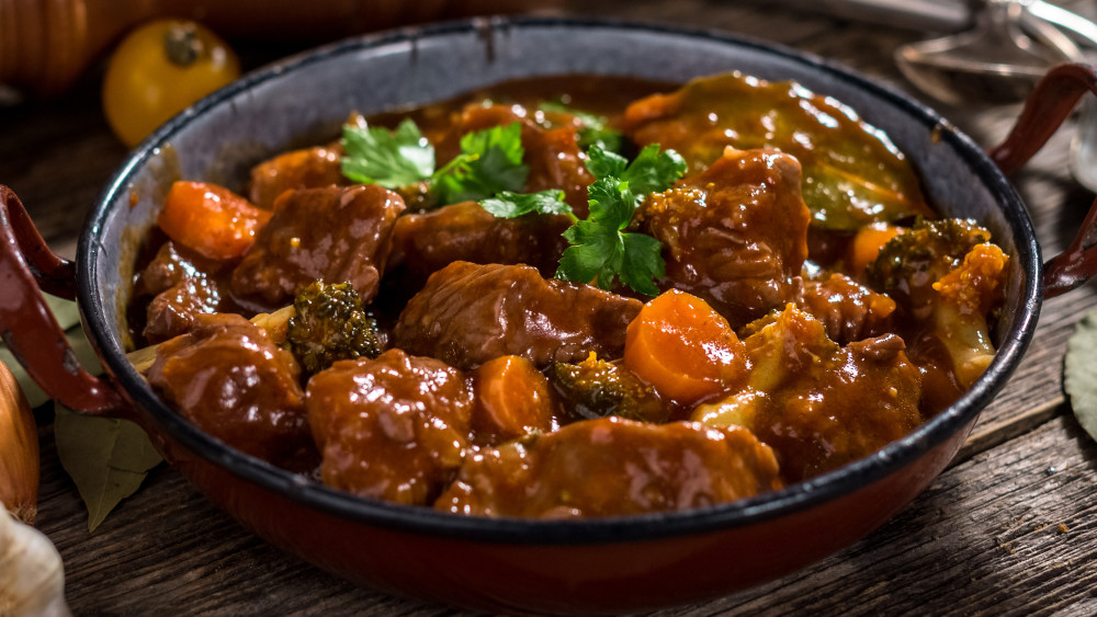 Gulasch aus dem Backofen