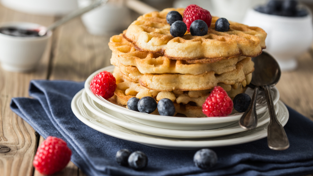 Waffeln ohne Zucker