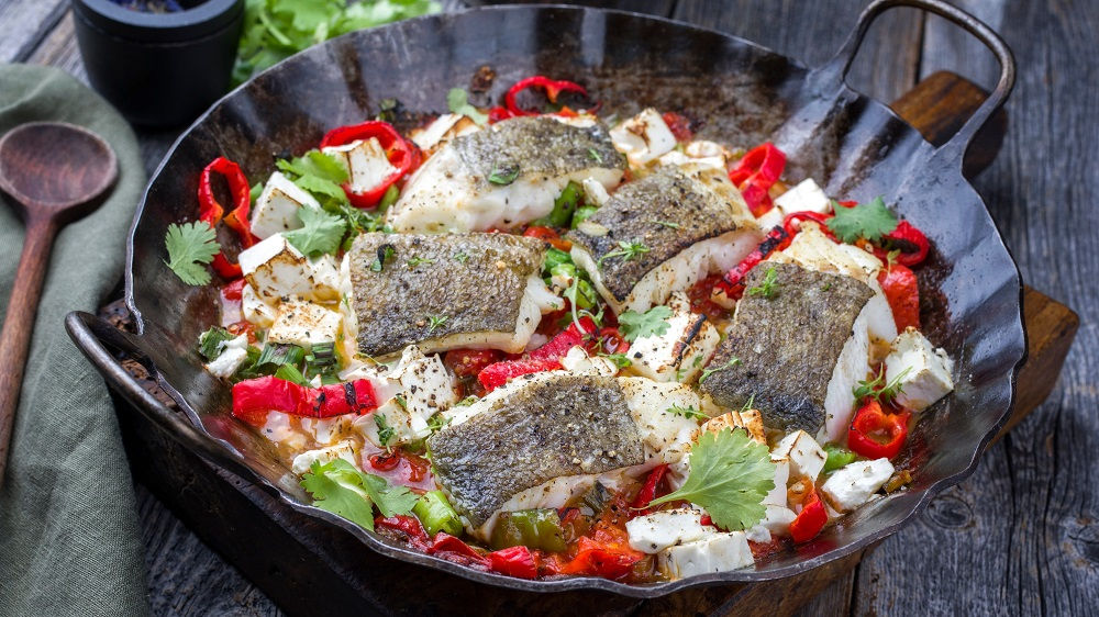 Fischpfanne in schnelle und einfache Fischrezepte