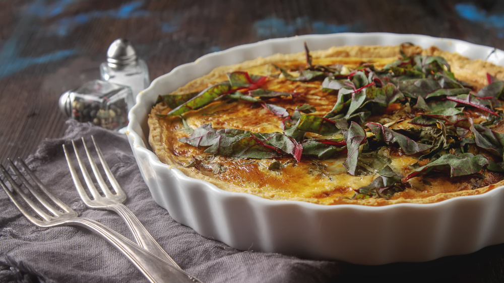 Mangold-Quiche